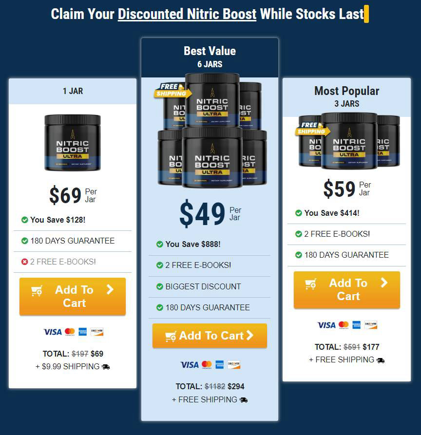 Order Nitric Boost best pricing